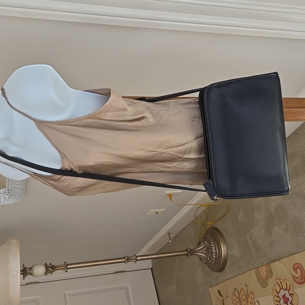 Vintage Coach Sutton Y2K Leather Crossbody Shoulder Bag ZipTop Outside Pockets - Picture 4 of 16
